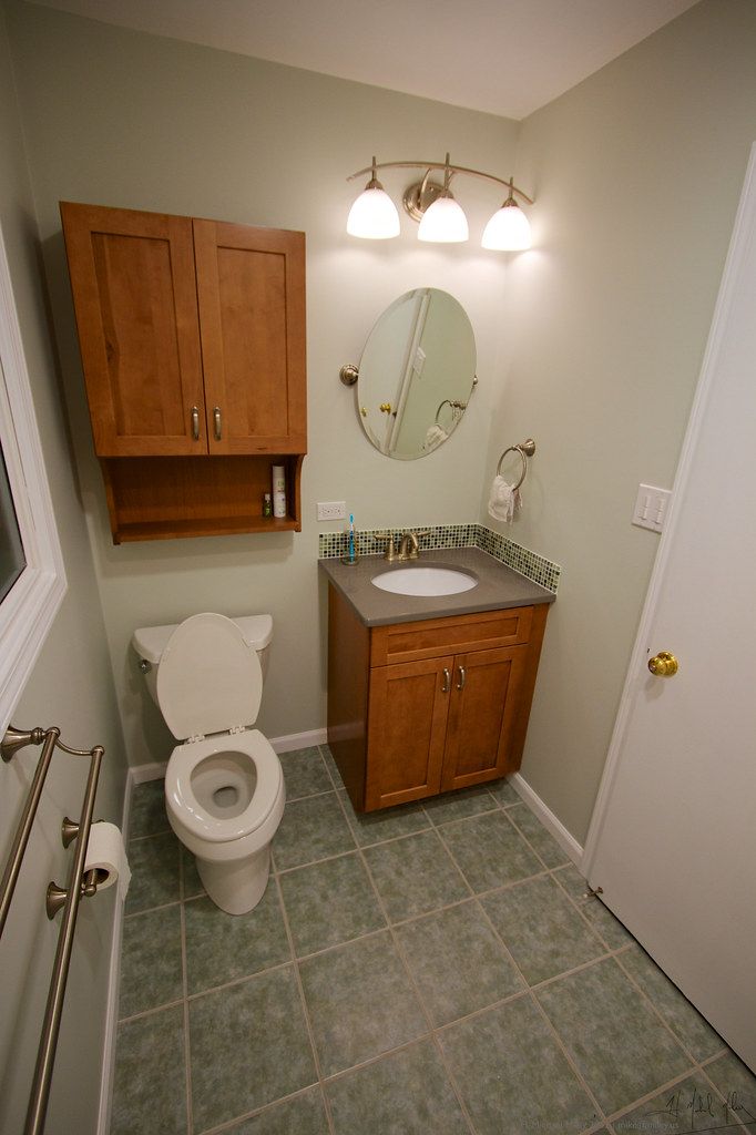 After: hall bathroom, same footprint, all new, Tustin