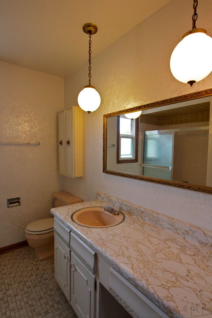 Before: hall bathroom, same footprint, all new, Tustin