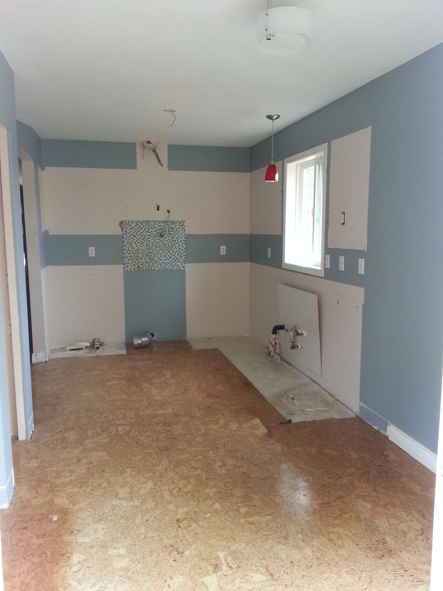 Before: galley kitchen rebuilt from the studs, Garden Grove