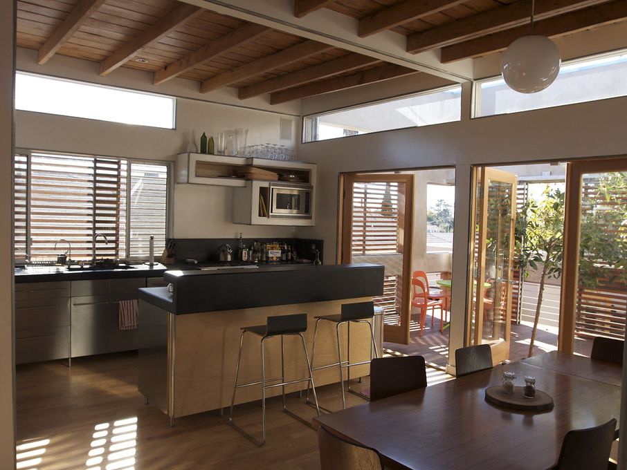 After: open-plan kitchen in Costa Mesa